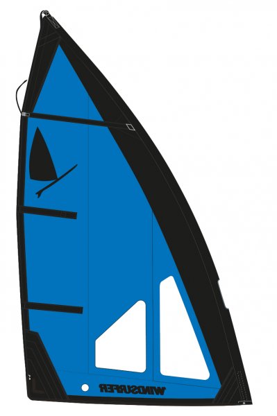 Sail for Windsurfer LT Blue-Black by i-99