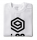 I-99 VERTIC T-Shirt Color: White/Black Size: M