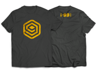 I-99 LOGO T-Shirt Color: Grey/Yellow Size: XL